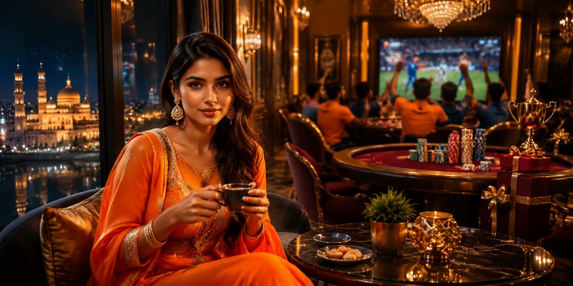 User engaging in cricket betting on a smartphone device in India
